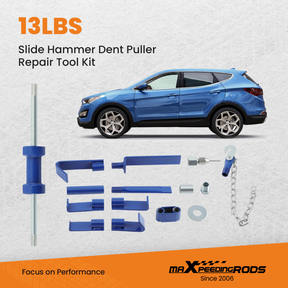 Slide Hammer Dent Puller 13LBS Auto Body Dent Repair Bearing Axel Remover Newest