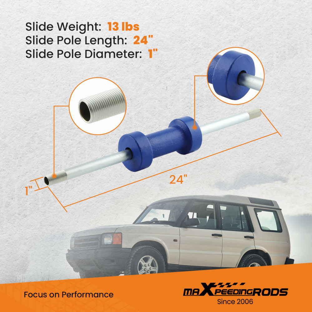 Slide Hammer Dent Puller 13LBS Auto Body Dent Repair Bearing Axel Remover Newest