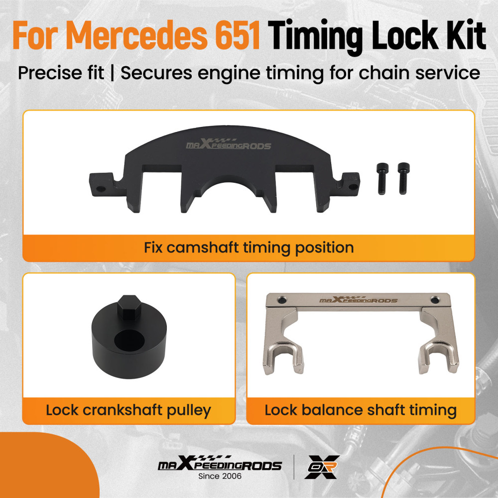 Timing Lock Tool Kit compatible for Mercedes Benz 651 Diesel Engines 2009-2018 651589004000