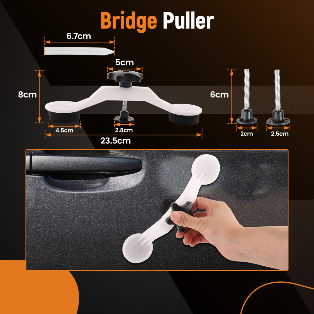 Paintless Dent Repair Tool with Golden Lifter for Motorcycle Refrigerator