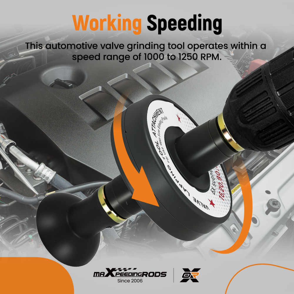 5pc Valve Lapping Tool Set for Automotive Engine Repair 16-45mm Suction Plates