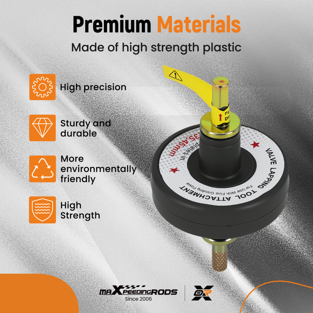 5pc Valve Lapping Tool Set for Automotive Engine Repair 16-45mm Suction Plates