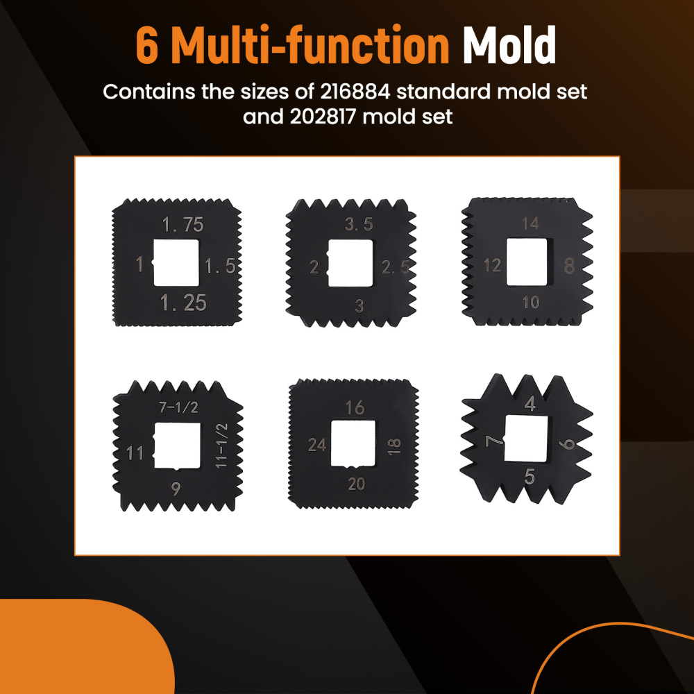 Universal Outside Thread Chaser External Repair Tool 7402 for 1-1/4” to 5” O.D.