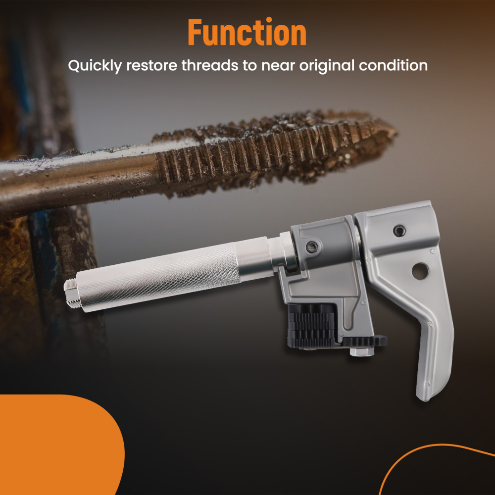 Universal Outside Thread Chaser External Repair Tool 7402 for 1-1/4” to 5” O.D.