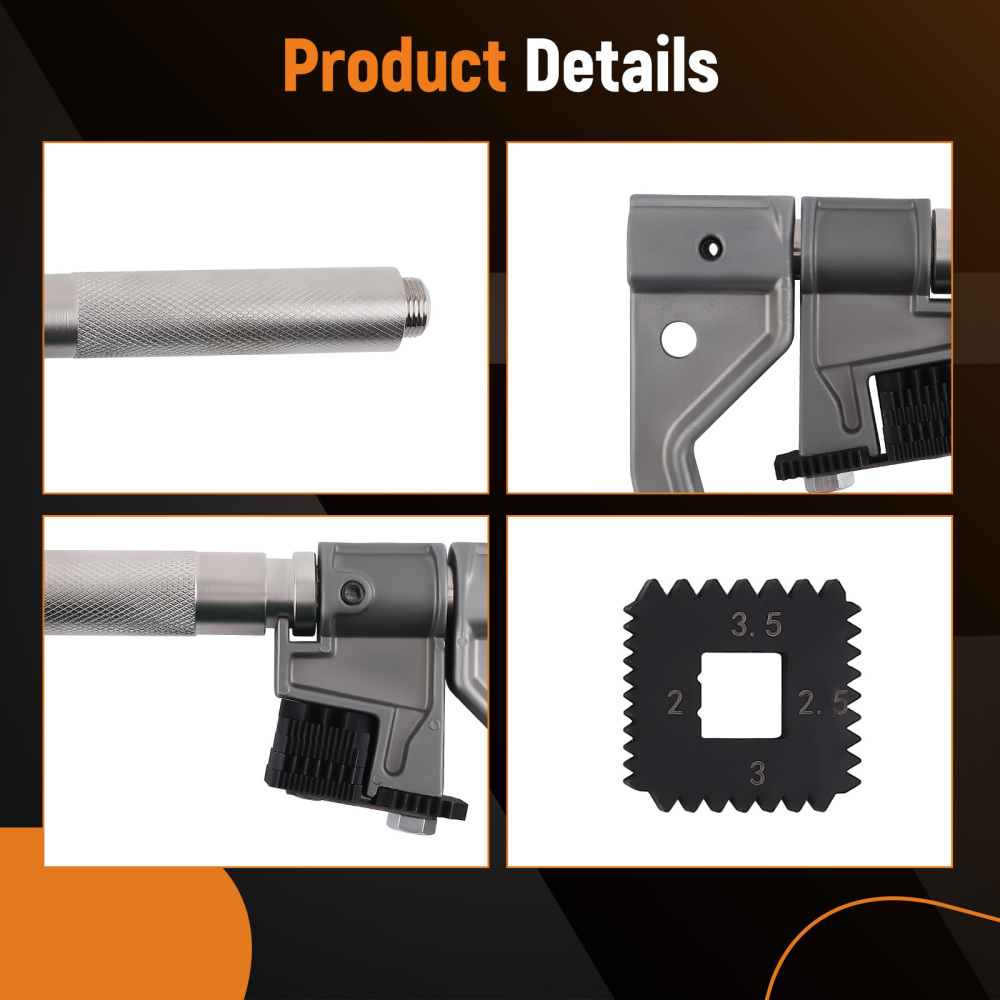 Universal Outside Thread Chaser External Repair Tool 7402 for 1-1/4” to 5” O.D.