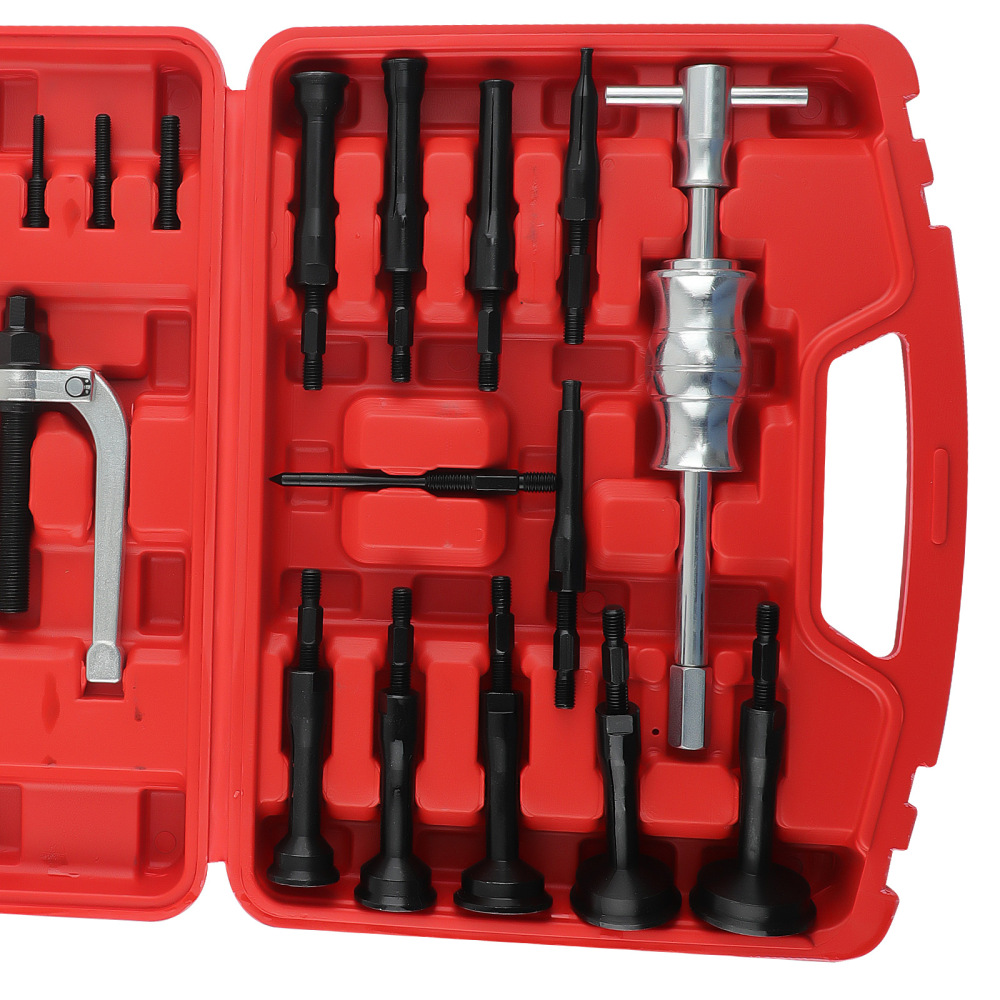 16pcs Inner Bearing Extractor Blind Remover Bushes Puller Slide Hammer Tool Kit