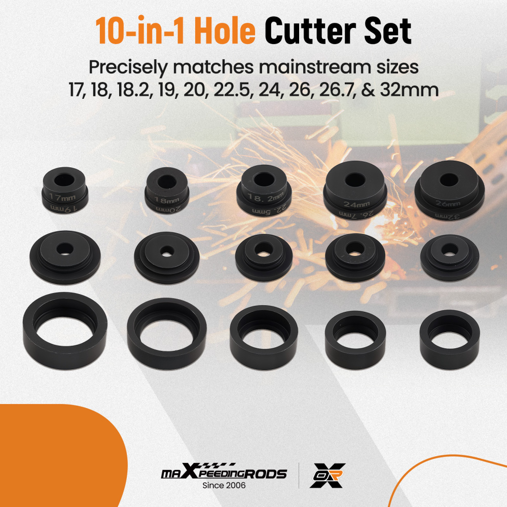 Frese a Tazza Regolabili 17-32mm for Installazione Sensori Auto Paraurti