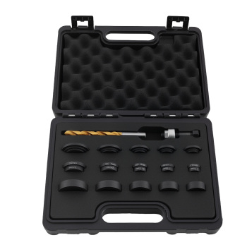 17pc Parking Sensor Hole Cutter Maker Tool Set for Vehicle Bumper Steel Kit