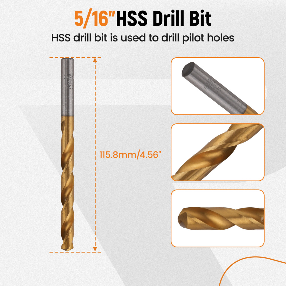 17pc Parking Sensor Hole Cutter Maker Tool Set for Vehicle Bumper Steel Kit