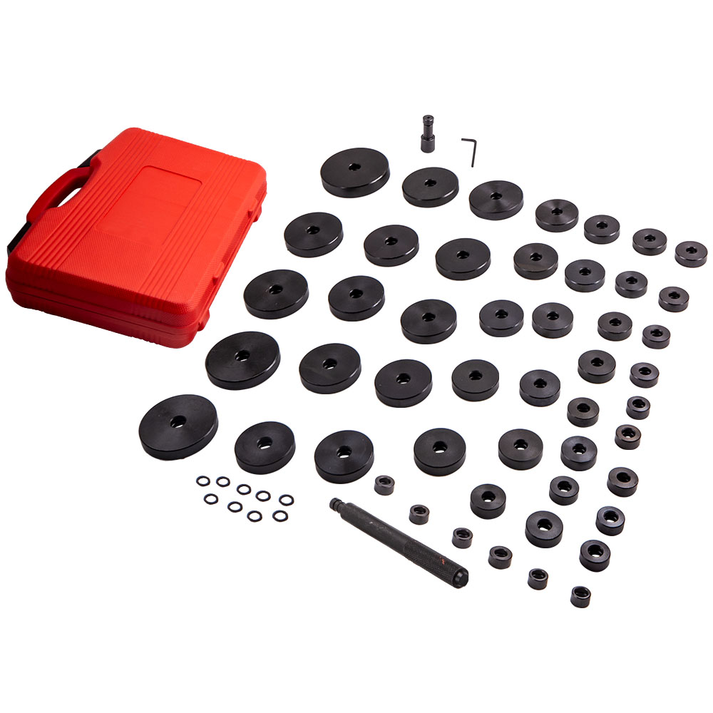 52Pcs Bushing Bearing Seal Driver Push Plate Tool Set Kit 18-65mm-image-TTK-1865-52