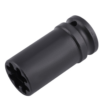 13pc Grooved Locknut Socket Set 1/2 dr. Internal Teeth 18 - 80mm 60mm Long Deep