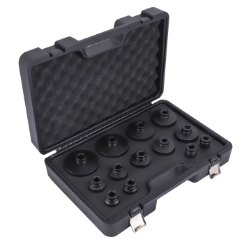 13pc Grooved Locknut Socket Set 1/2 dr. Internal Teeth 18 - 80mm 60mm Long Deep