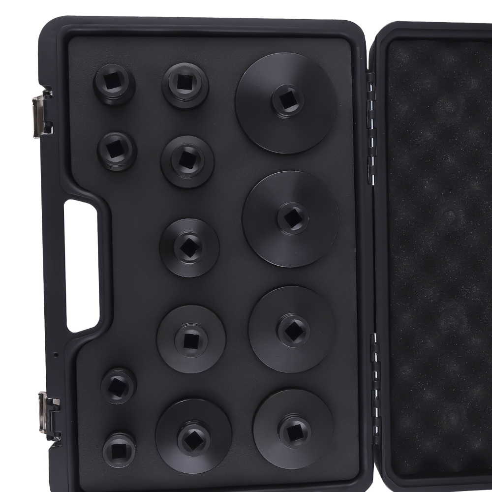 13PC Special Socket Set For Grooved Nuts Internal Teeth 18-80mm 1/2DR Lock Nuts