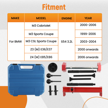 9 Pcs Camshaft Alignment Timing Tool Kit for E46 M3 E35 Z3 E85 E86 Z4 119130