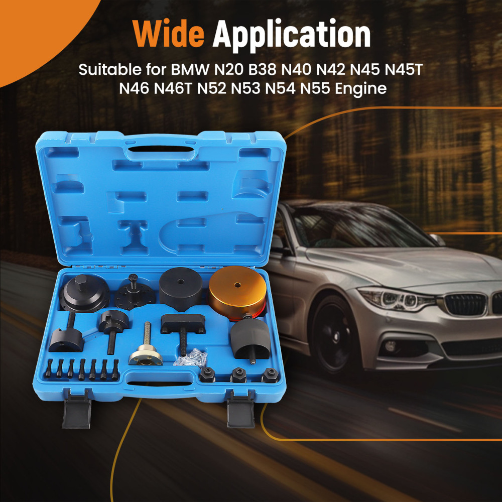 Crankshaft Front Rear Oil Seal Remover Installer compatible for BMW N40 N42 N45 N52 N53 N54