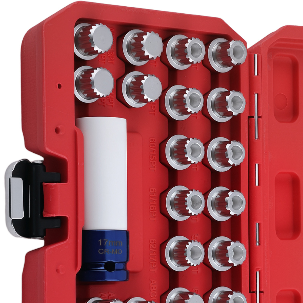 Kit di attrezzi for la rimozione del blocco delle ruote compatibile per VW Compatibile per Audi