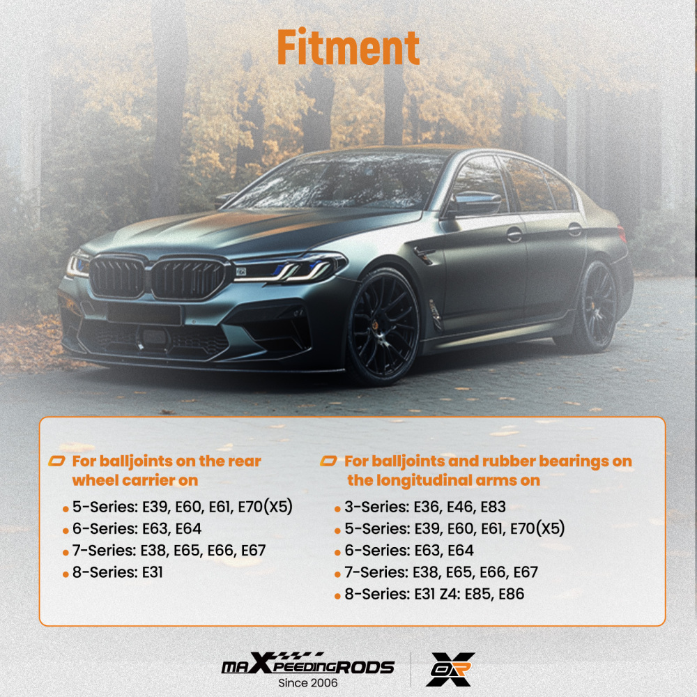 Silent bearing bushing expressioner ball joint rubber bearing compatible for BMW