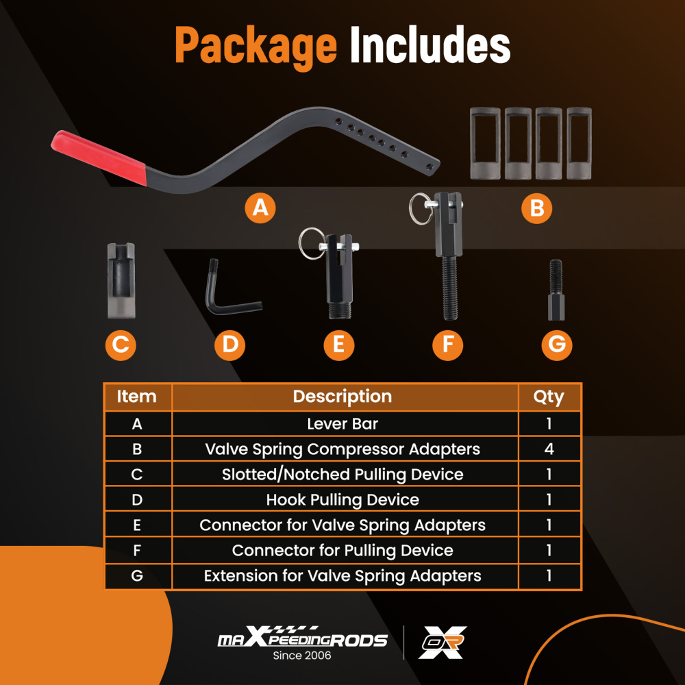 2112 Valve Spring Compressor Kit RemoverInstaller Disassembling Tool compatible for BMW