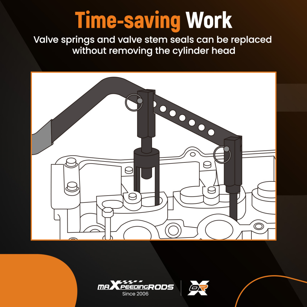 2112 Valve Spring Compressor Kit RemoverInstaller Disassembling Tool compatible for BMW