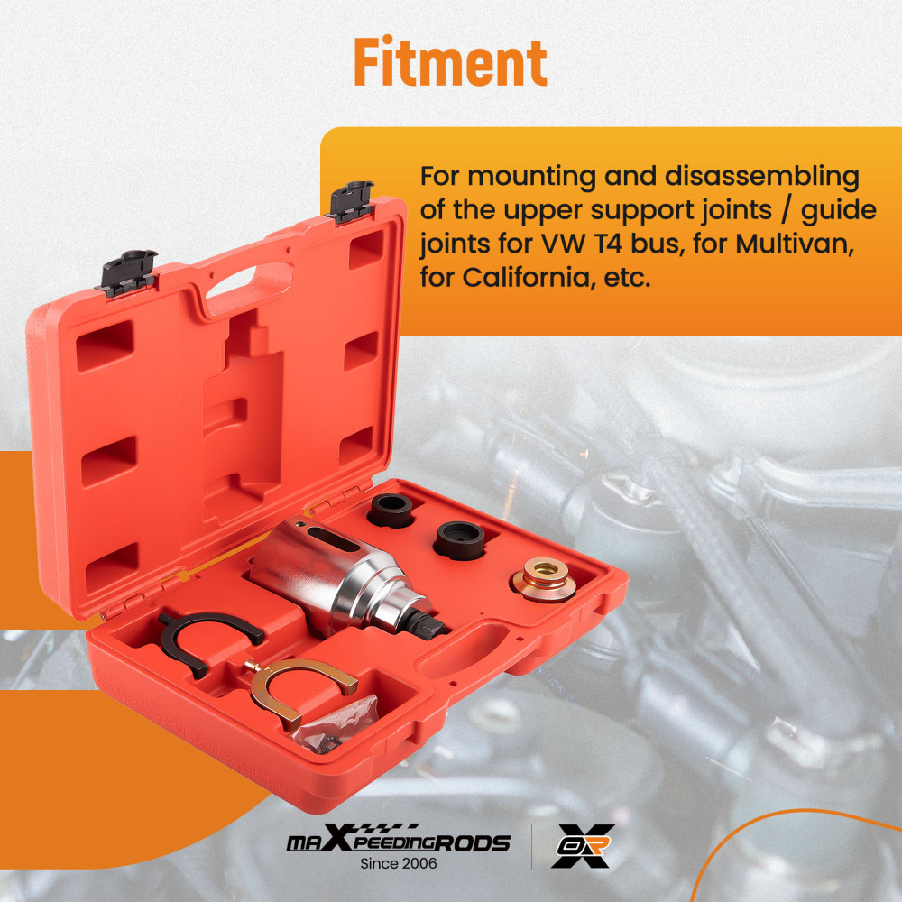 Front Axle Ball Joint Extractor Set Puller Remover Installer Tool 6pcs compatible for VW T4