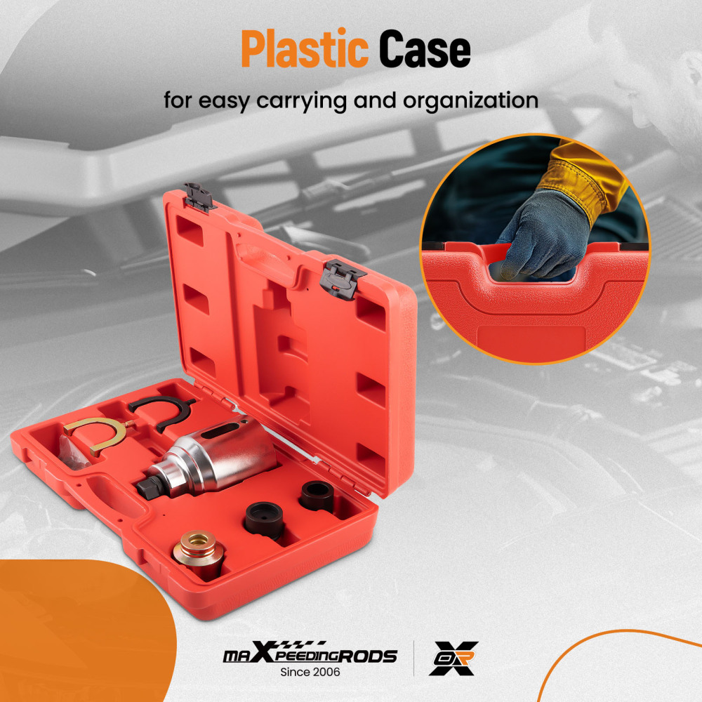 Front Axle Ball Joint Extractor Set Puller Remover Installer Tool 6pcs compatible for VW T4