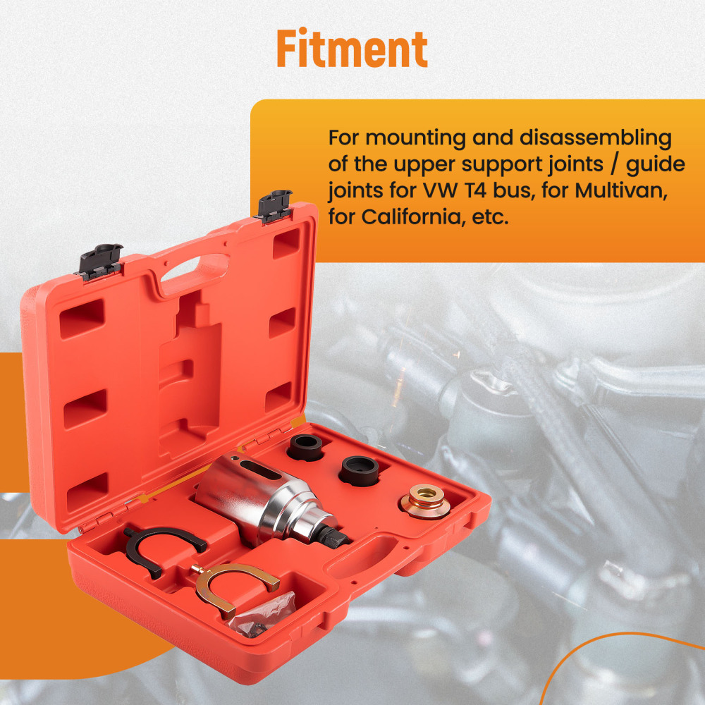 Front Axle Ball Joint Extractor Set Puller Remover Installer Tool 6pcs compatible for VW T4