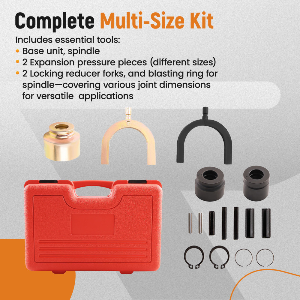 Front Axle Ball Joint Extractor Set Puller Remover Installer Tool 6pcs compatible for VW T4