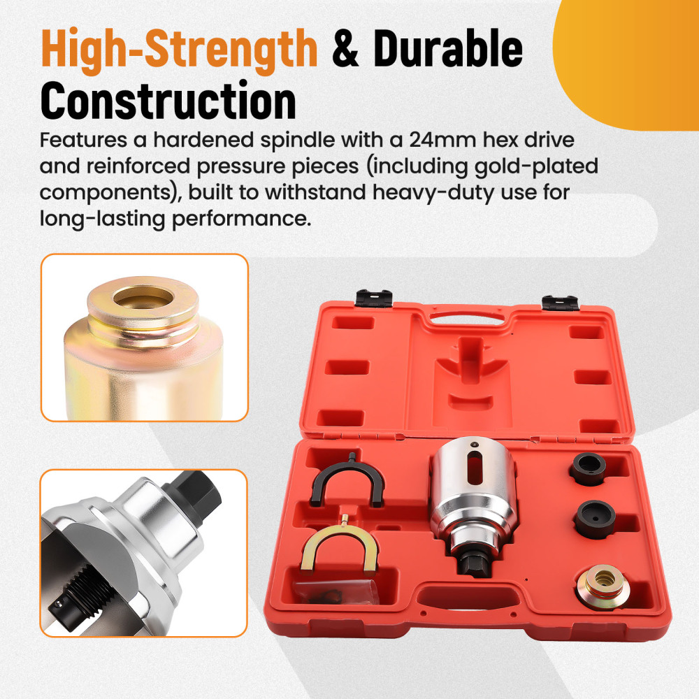 Front Axle Ball Joint Extractor Set Puller Remover Installer Tool 6pcs compatible for VW T4