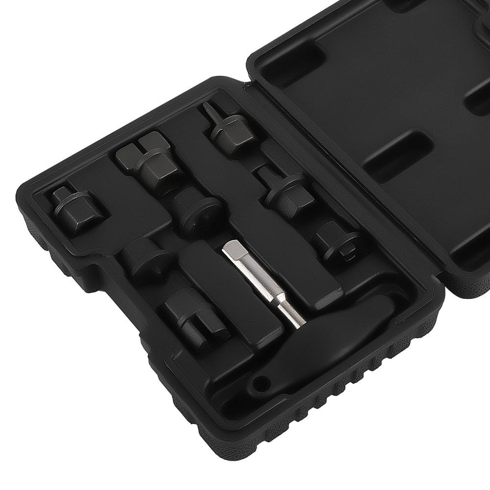 9pcs Oil Drain Plug Wrench Drain Plug Removal Kit compatible for Audi VW Ford