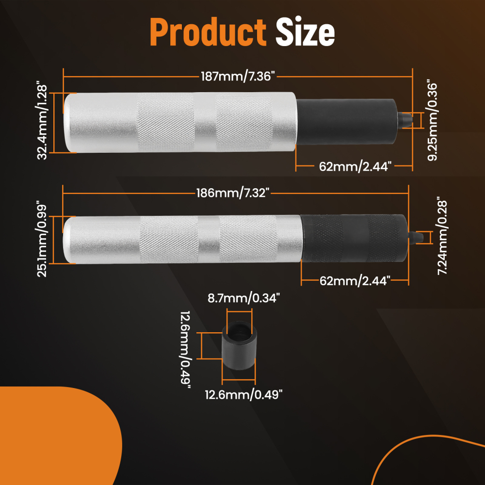 Valve Keeper Remover Installer Kit 4.5-7mm compatible for Toyota 4 Cylinder compatible for Chrysler