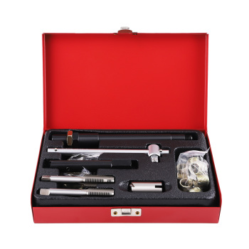 26x Spark Plug Thread Repair Kit Rethreading Tool Kit for Car/Truck/Lawn Mower