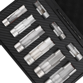 9PCS Strut Nut Socket Diesel Injector Fuel Line Socket Wrench Set 10-22mm