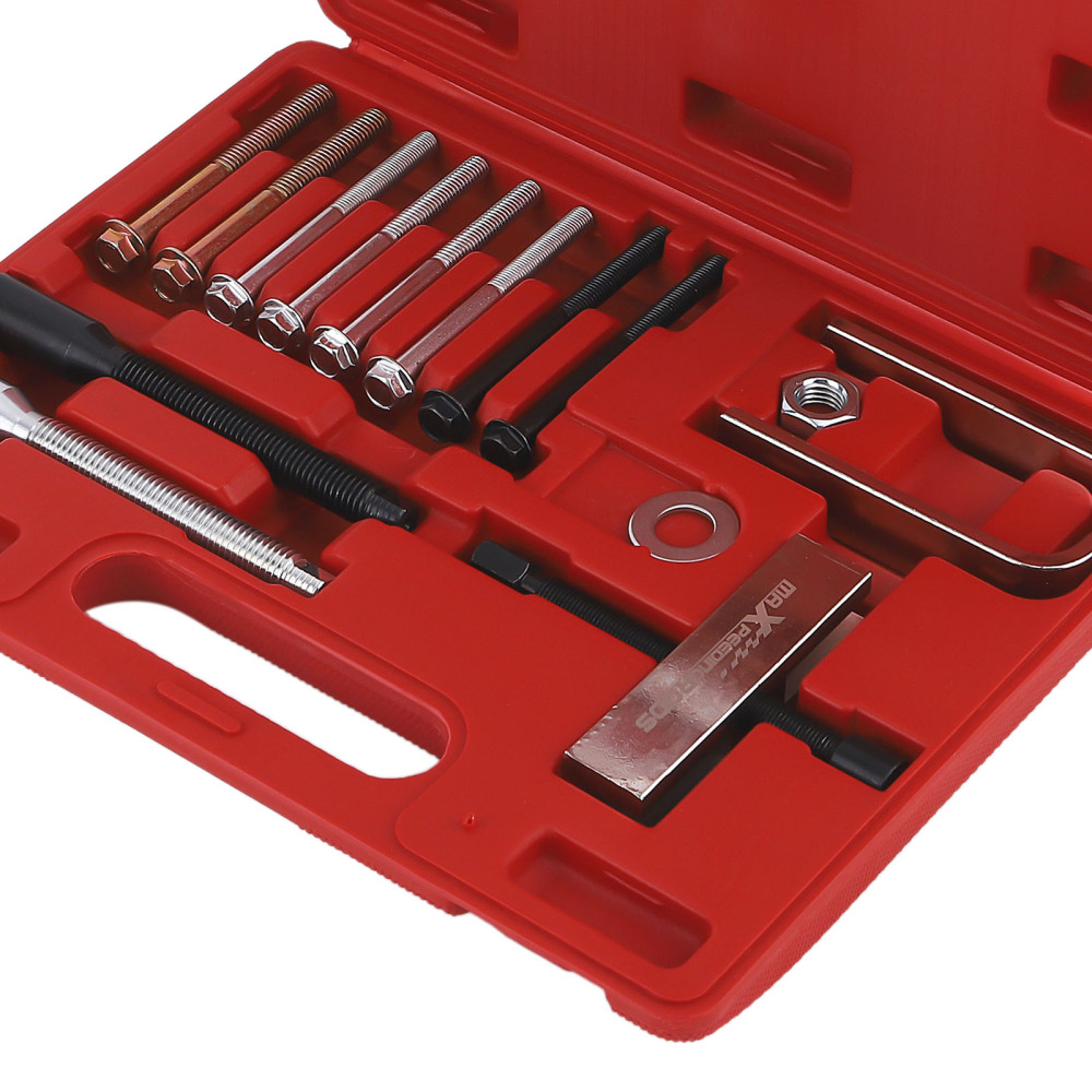 14pcs Steering Wheel Puller Remover Lock Plate Tools Set for Cars SUV Truck