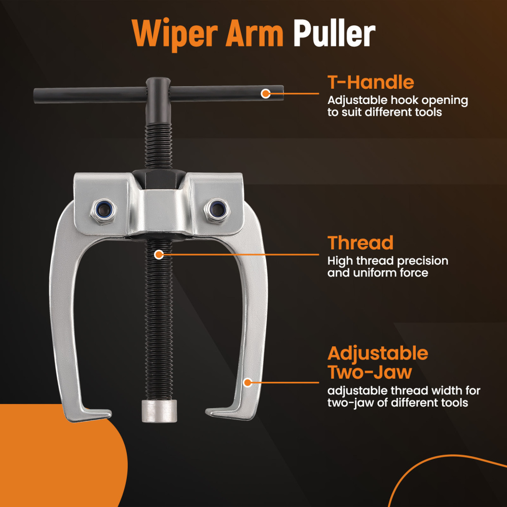 6pc Wiper Arm Puller Removal Universal Set compatible for Audi Porsche BMW Ford VW Honda