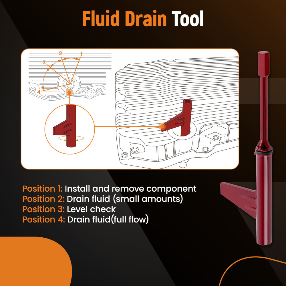 Transmission Oil Filling Adapter Tool compatible for Mercedes Benz 725.0 9 C-Class E-Class