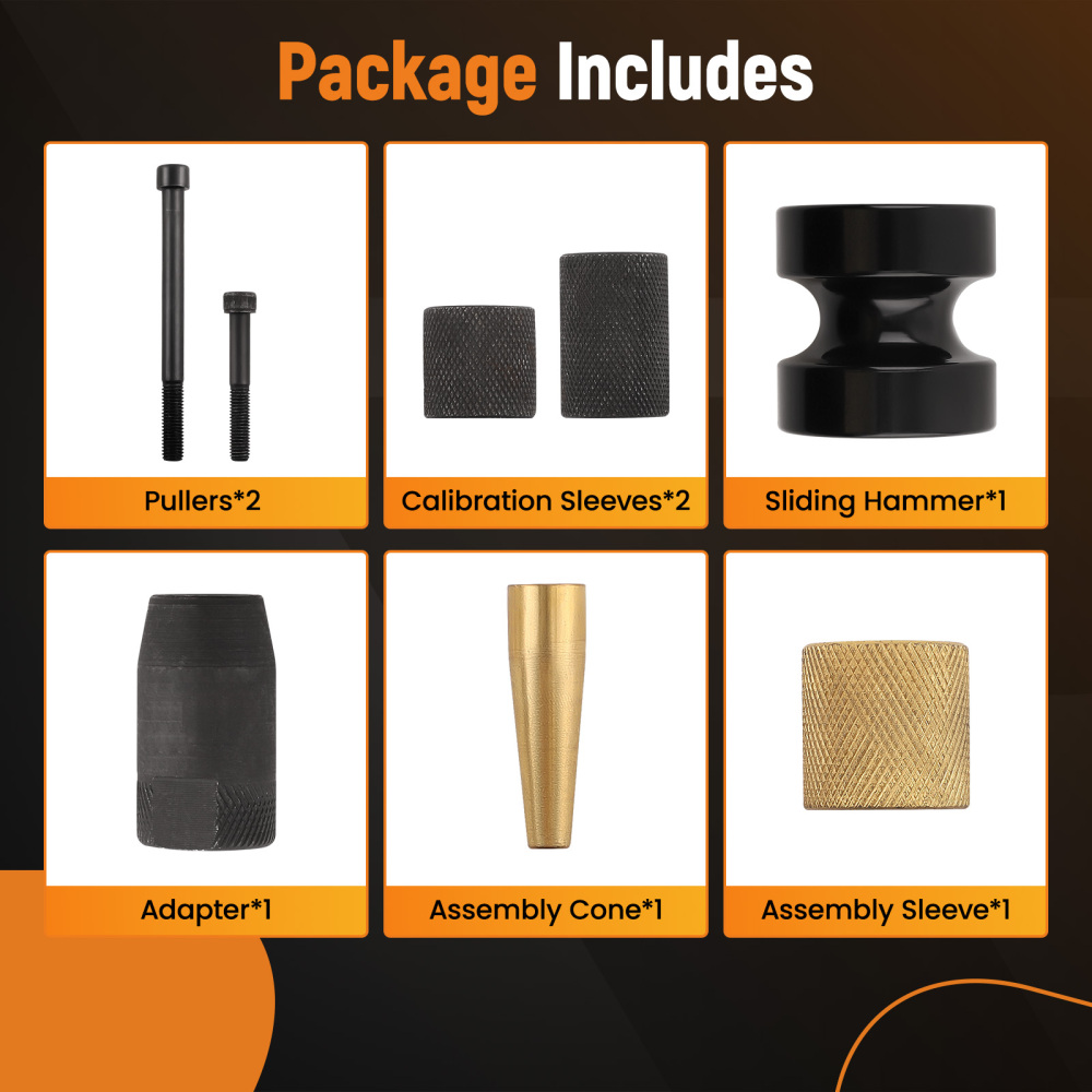 Injector Puller and Seal Installer Tools compatible for BMW N14 N18 N54 N63 diesel engines