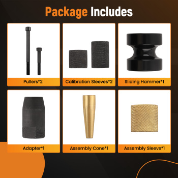 Injector Puller and Seal Installer Tools compatible for BMW N14 N18 N54 N63 diesel engines