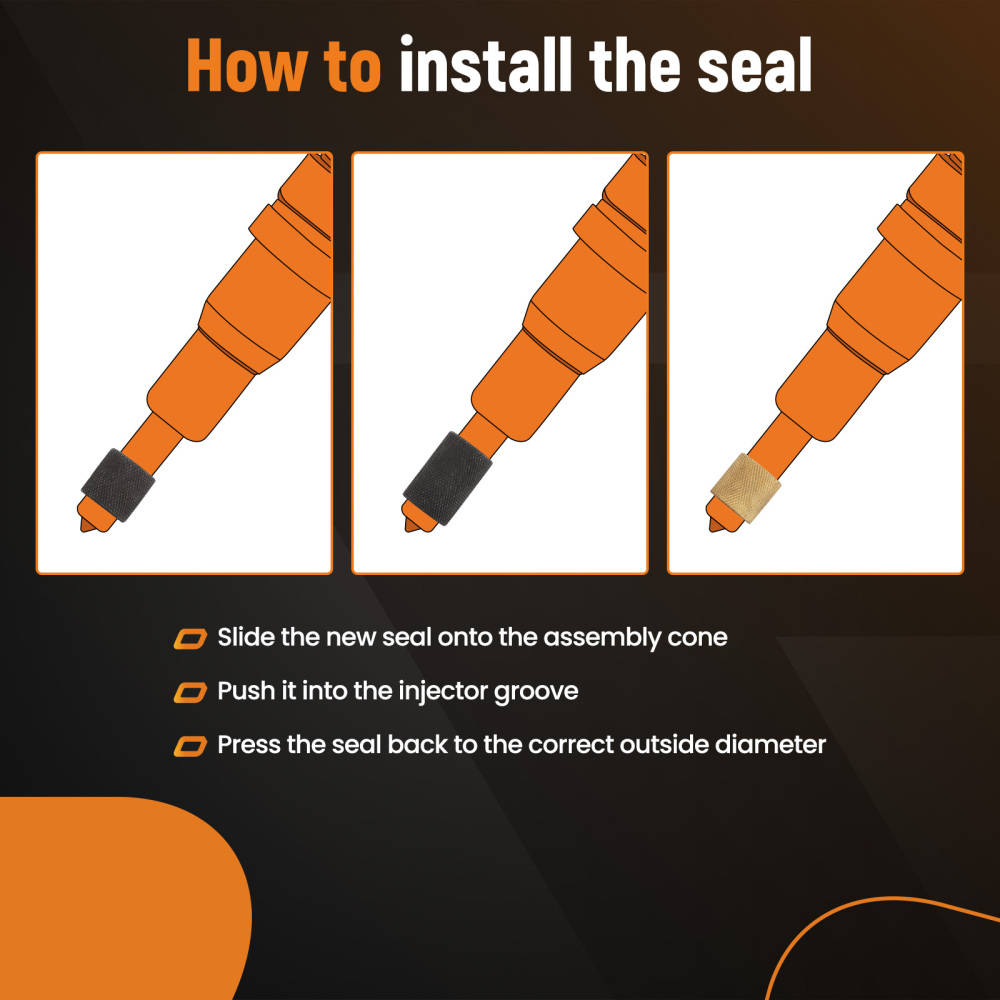 Injector Puller and Seal Installer Tools compatible for BMW N14 N18 N54 N63 diesel engines