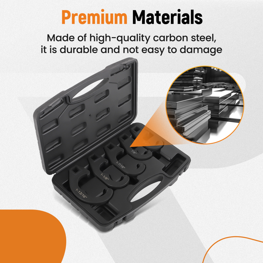 5Pcs Tie Rod and Pitman Arm Adjusting Tool for Light Truck high carbon steel