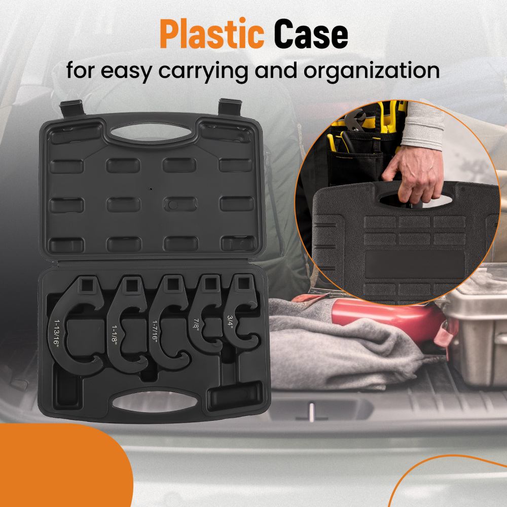 5Pcs Tie Rod and Pitman Arm Adjusting Tool for Light Truck high carbon steel