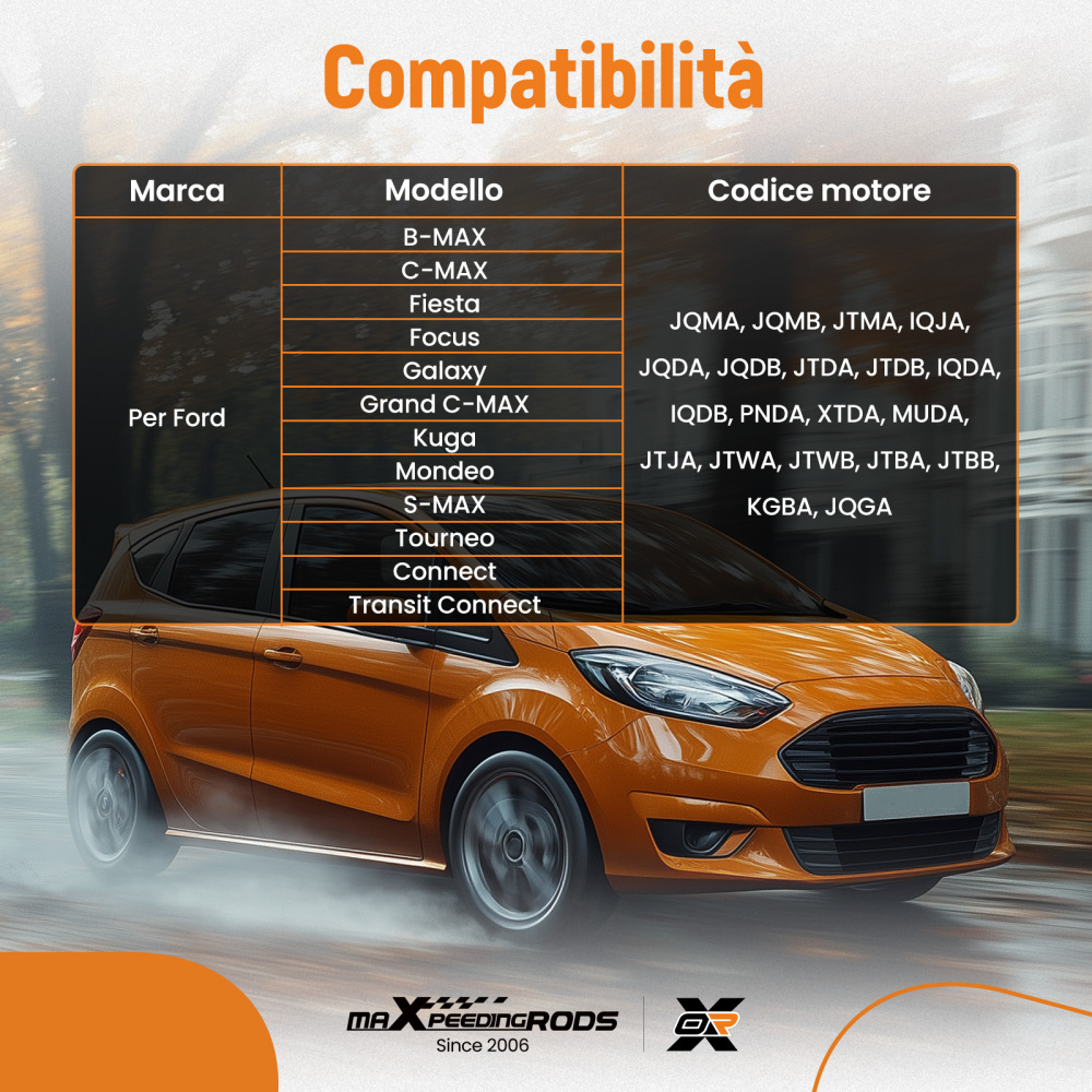 Attrezzi Cinghia Distribuzione compatibile per Ford 1.6 EcoBoost C-MAX S-MAX Tourneo