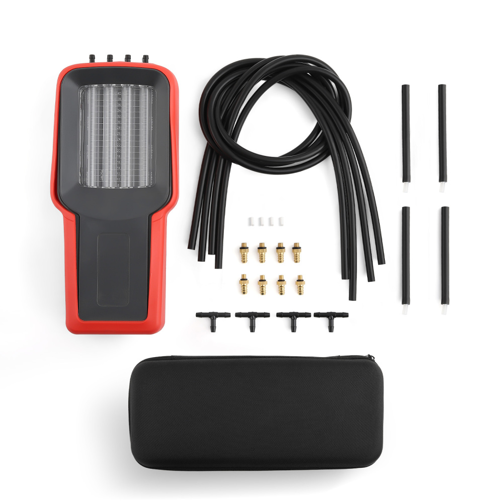 Universal 4-Cylinder Carburetor Synchronizer for Motorcycle Carb Balancer Gauge