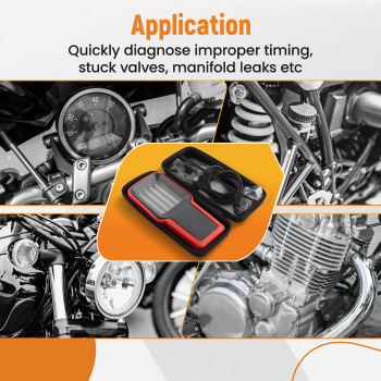 Universal 4-Cylinder Carburetor Synchronizer for Motorcycle Carb Balancer Gauge