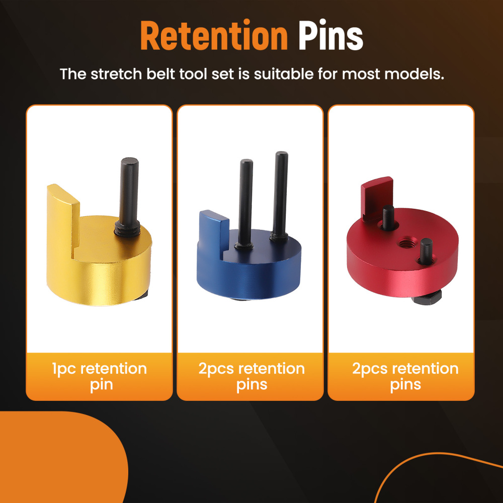 Auxiliary Stretch Belt Removal Installation Tool Set compatible for Mazda Ford BMW