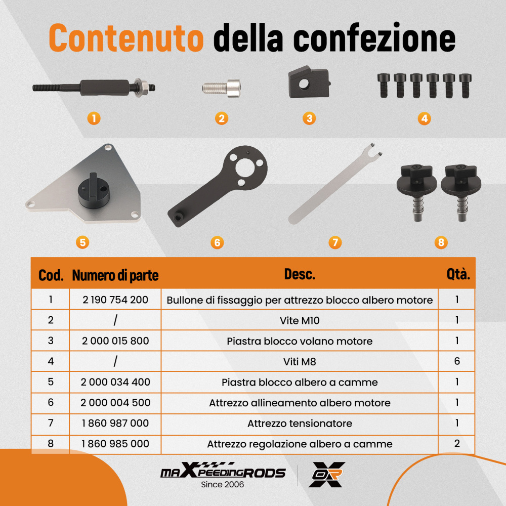 Allineamento Albero Motore compatibile per Lancia Delta 2010-2015 198A7.000