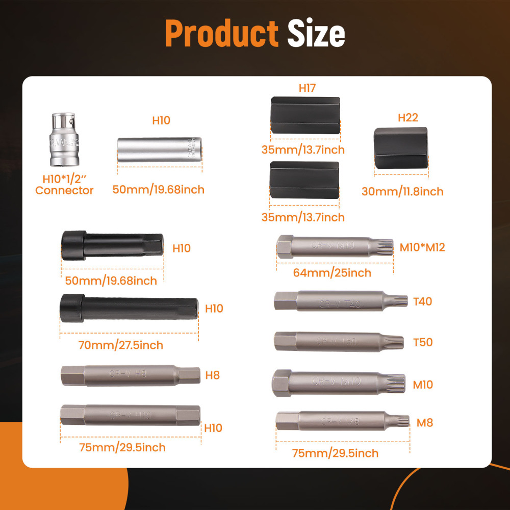 Alternator Pulley Remove Install Tool Kit Freewheel Pulley Remover Universal