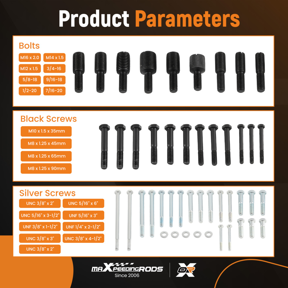 Harmonic Balancer Puller RemovalInstall Tool Set Flywheel Crankshaft Kit New