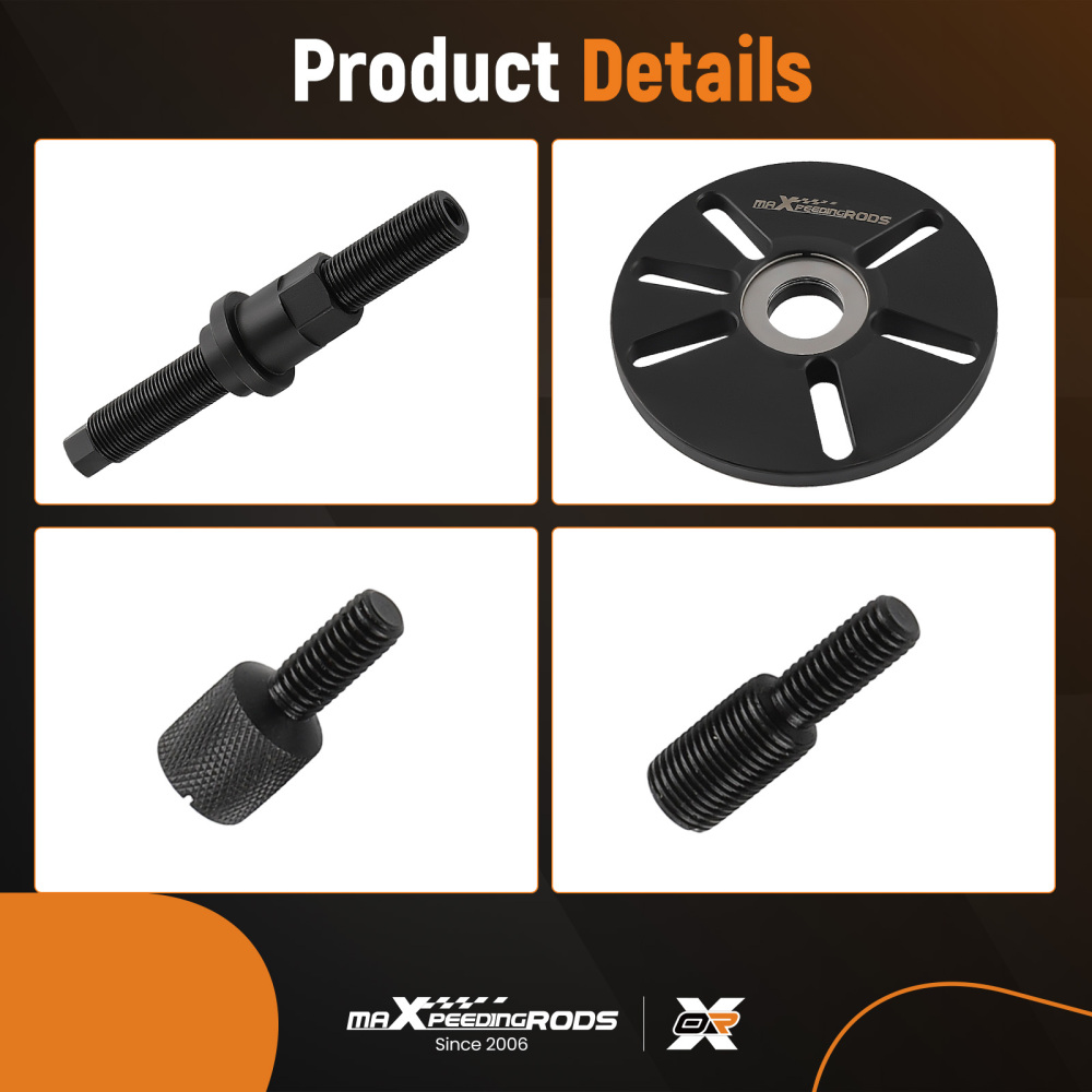 Harmonic Balancer Puller RemovalInstall Tool Set Flywheel Crankshaft Kit New