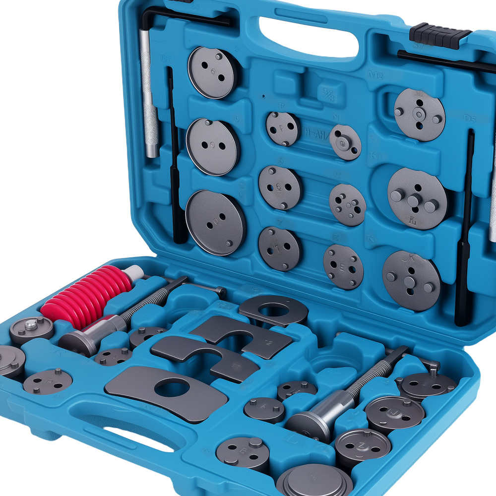 35PC Piece Universal Brake Disc Caliper Wind Back Tool Kit Piston Rewind