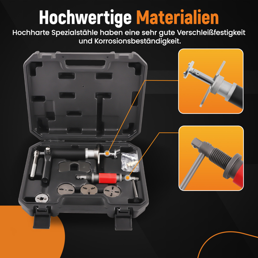 Tools Universal, tool set for resetting brake pistons, 8 x 150.2296